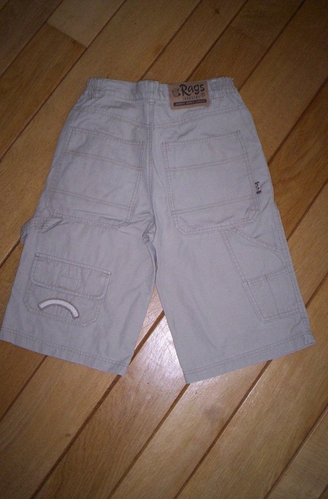 RAGS Industry kaki bermuda maat 152, Broek, Rags Industries, Ophalen of Verzenden, Zo goed als nieuw