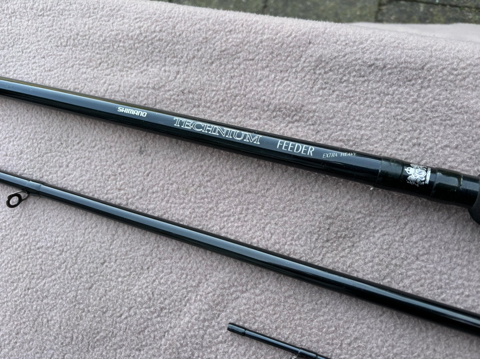 Shimano technium extra heavy feeder, Ophalen of Verzenden, Gebruikt, Werphengel
