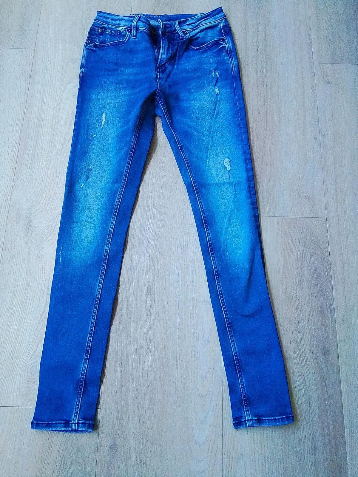 zgan spijkerbroek Garcia mt 25, Blauw, Ophalen of Verzenden, Zo goed als nieuw, W27 (confectie 34) of kleiner