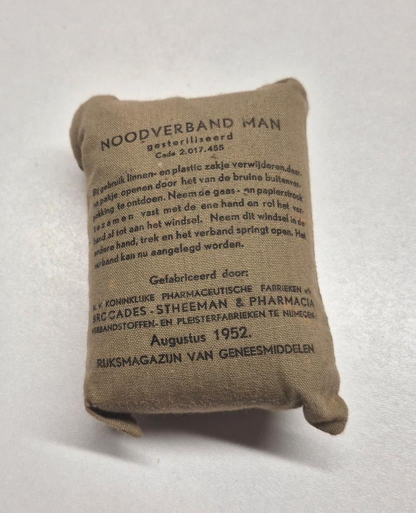 Noodverband landmacht MvO 1952, Ophalen of Verzenden, Landmacht, Nederland, Overige typen