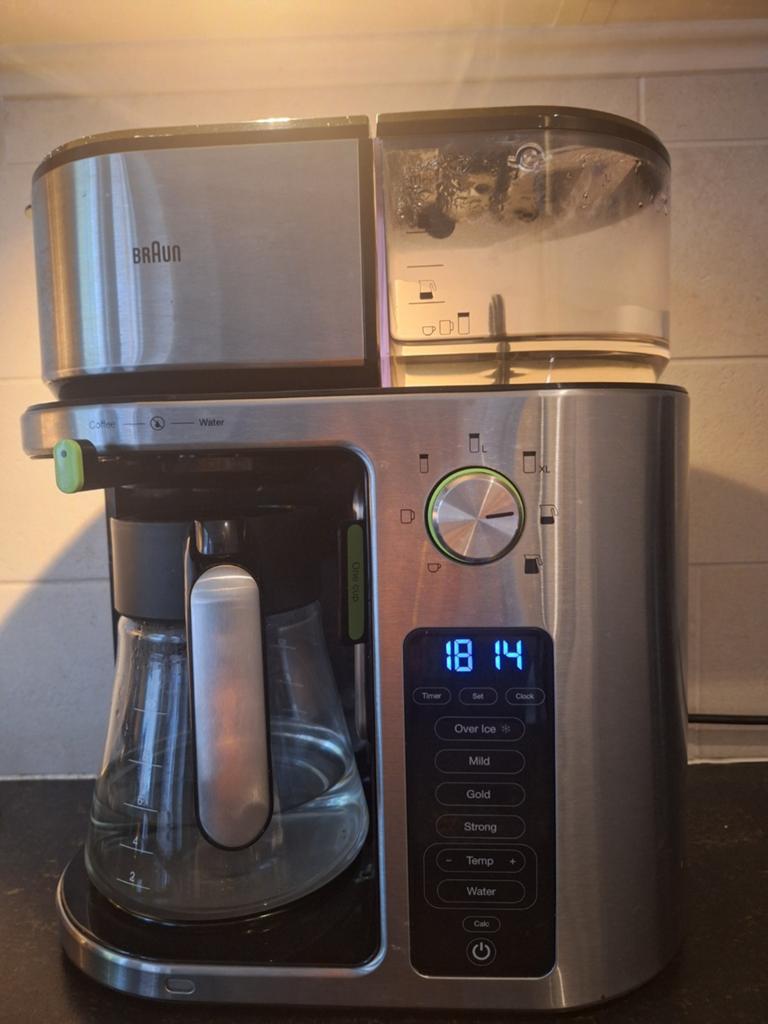 Braun multieserve koffie maker, Afneembaar waterreservoir, Gebruikt, 10 kopjes of meer, Koffiemachine