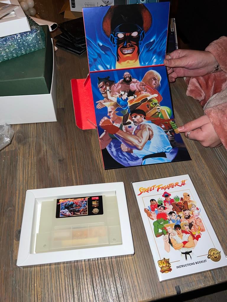 Street Fighter II SNES 30th Anniversary Edition, Spelcomputers en Games, Games | Overige, Ophalen, Vechten, 2 spelers, Eén computer