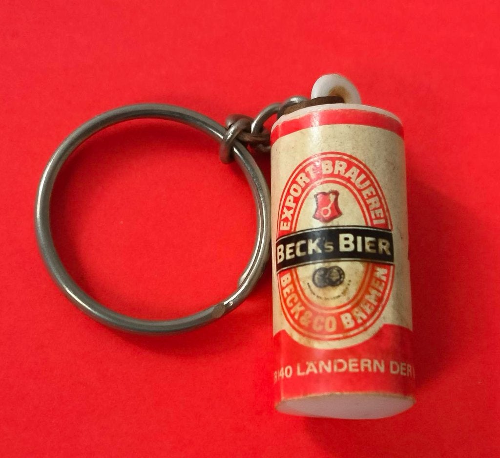 Beck's bier sleutelhanger, Ophalen of Verzenden, Zo goed als nieuw, Merk