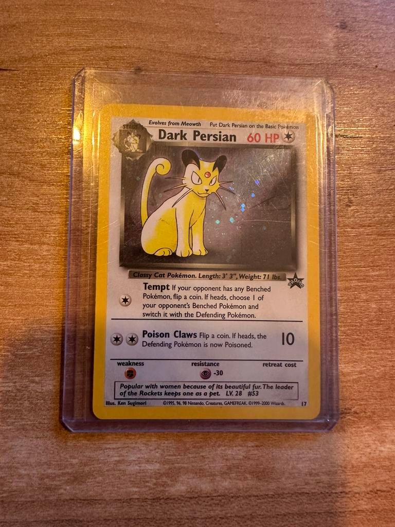 Dark Persian Promo Holo Black Star!, Ophalen of Verzenden, Zo goed als nieuw