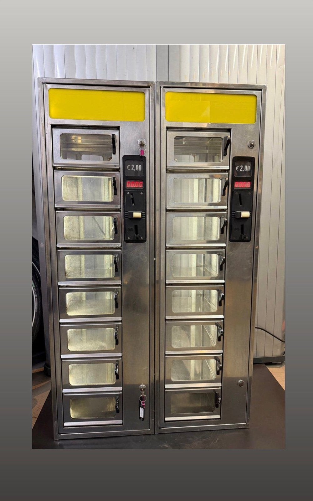 2x ADM Snackautomaat loketautomaat automatiek febo, Verzamelen, Automaten | Overige, Ophalen, Gebruikt