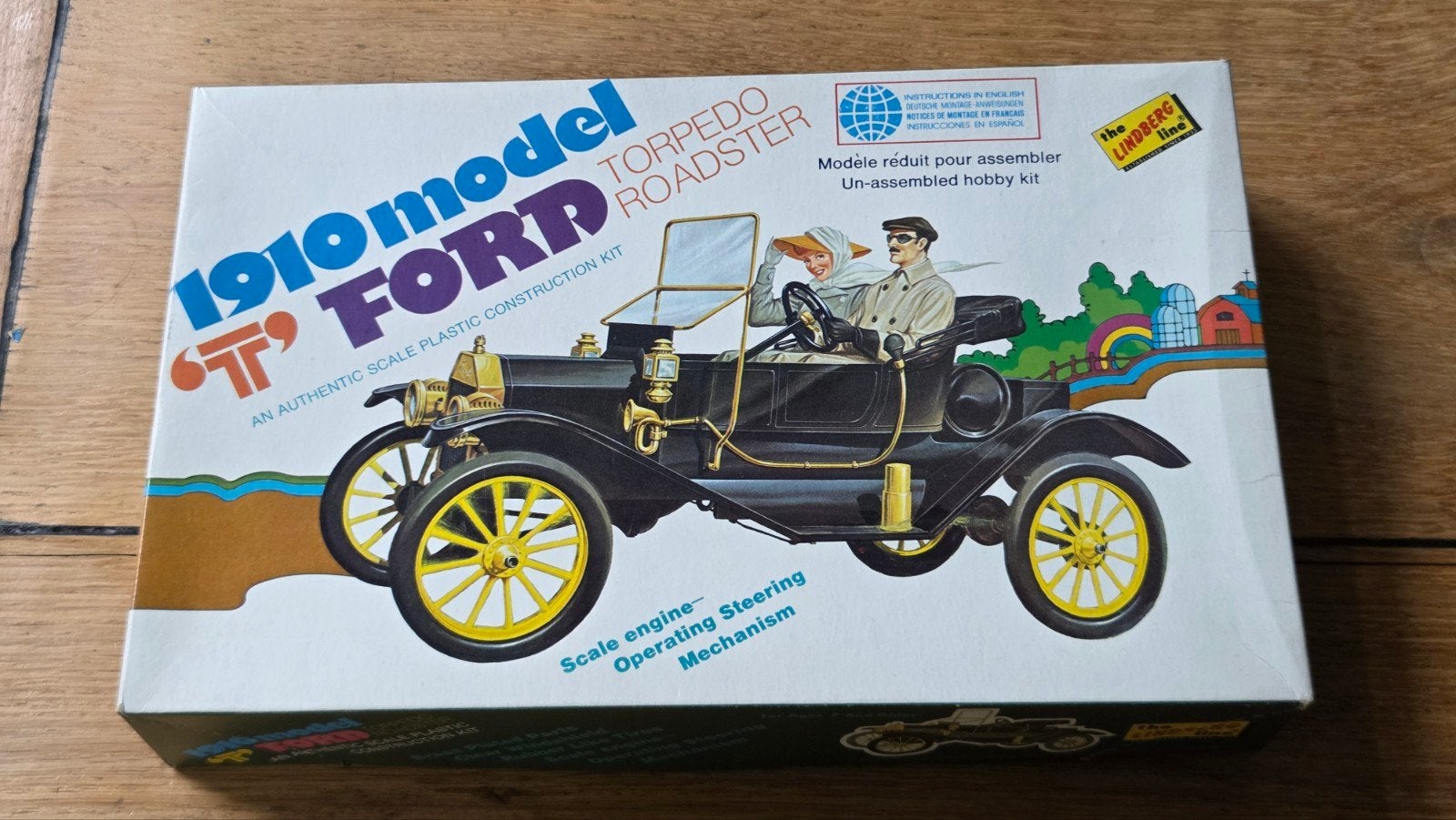 Oude Lindberg model T Ford 1910 model kit modelauto, Overige merken, Gebruikt, Auto, Groter dan 1:32
