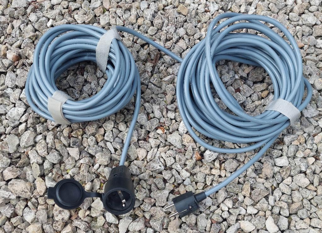 Nieuw 25 meter verlengsnoer voor tuin, camping, auto, buiten, Ophalen, Nieuw