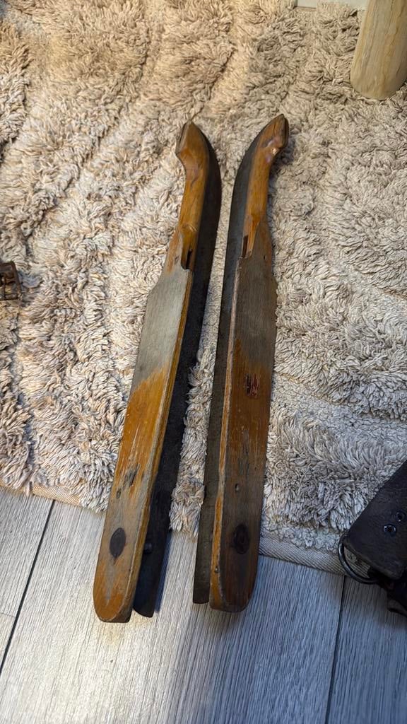 Houten schaatsen, Ophalen of Verzenden, Gebruikt, Overige typen, Overige merken