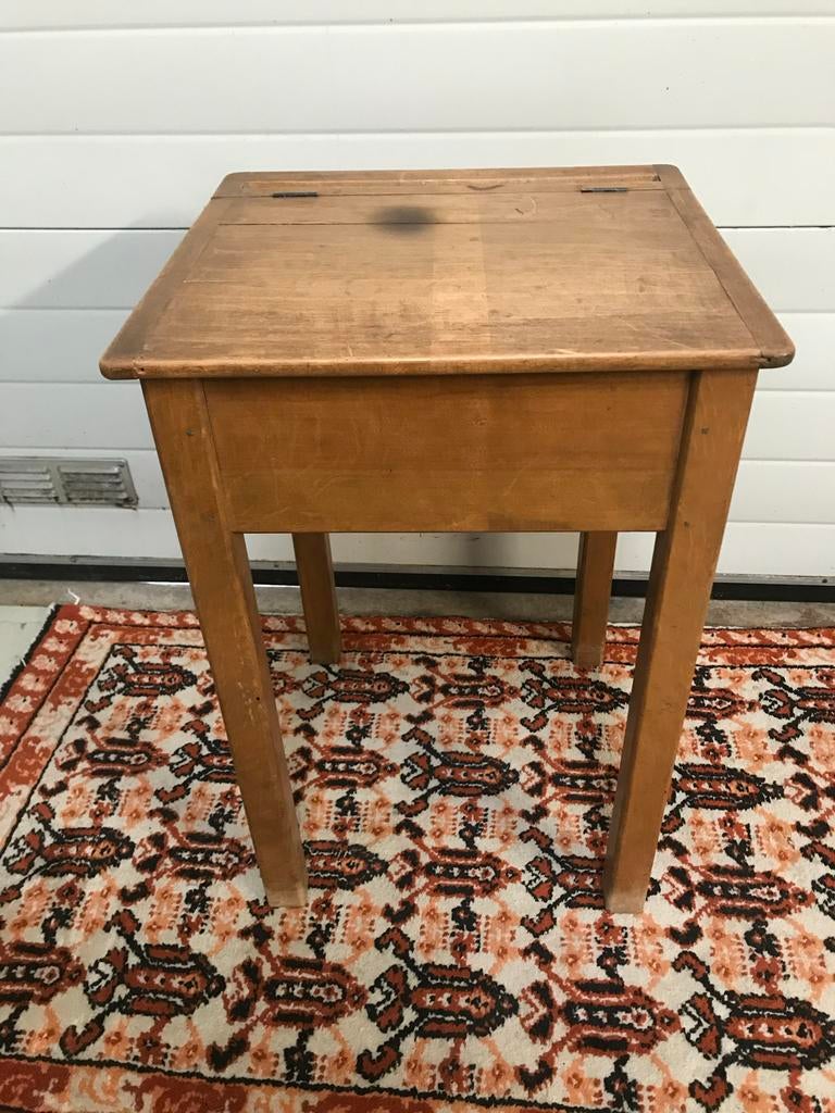 Vintage eikenhouten lessenaar, Ophalen