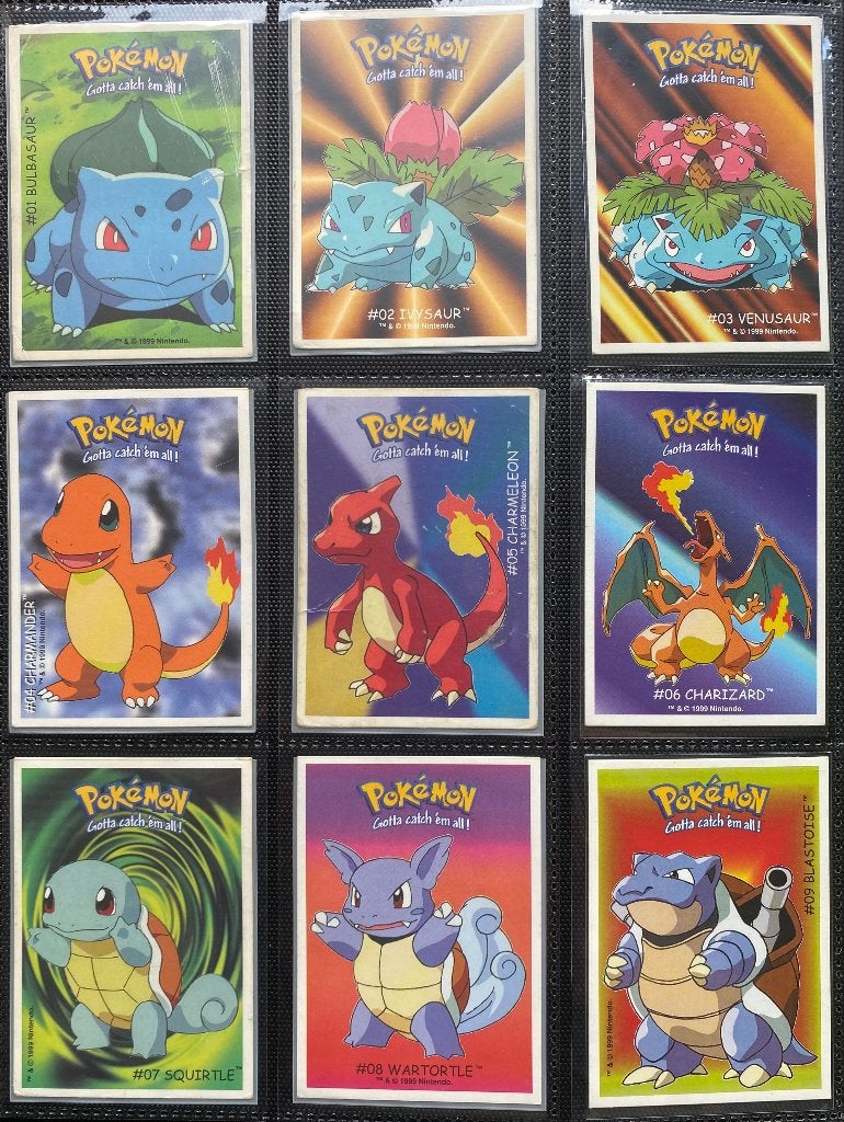 Pokemon Dunkin Boomer - complete sets - 1999 2000 & 2001, Ophalen of Verzenden, Zo goed als nieuw, Meerdere kaarten