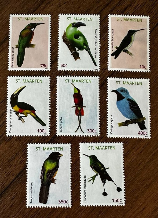 Sint Maarten 2012 Vogels Postfris, Ophalen of Verzenden, Na 1940, Postfris