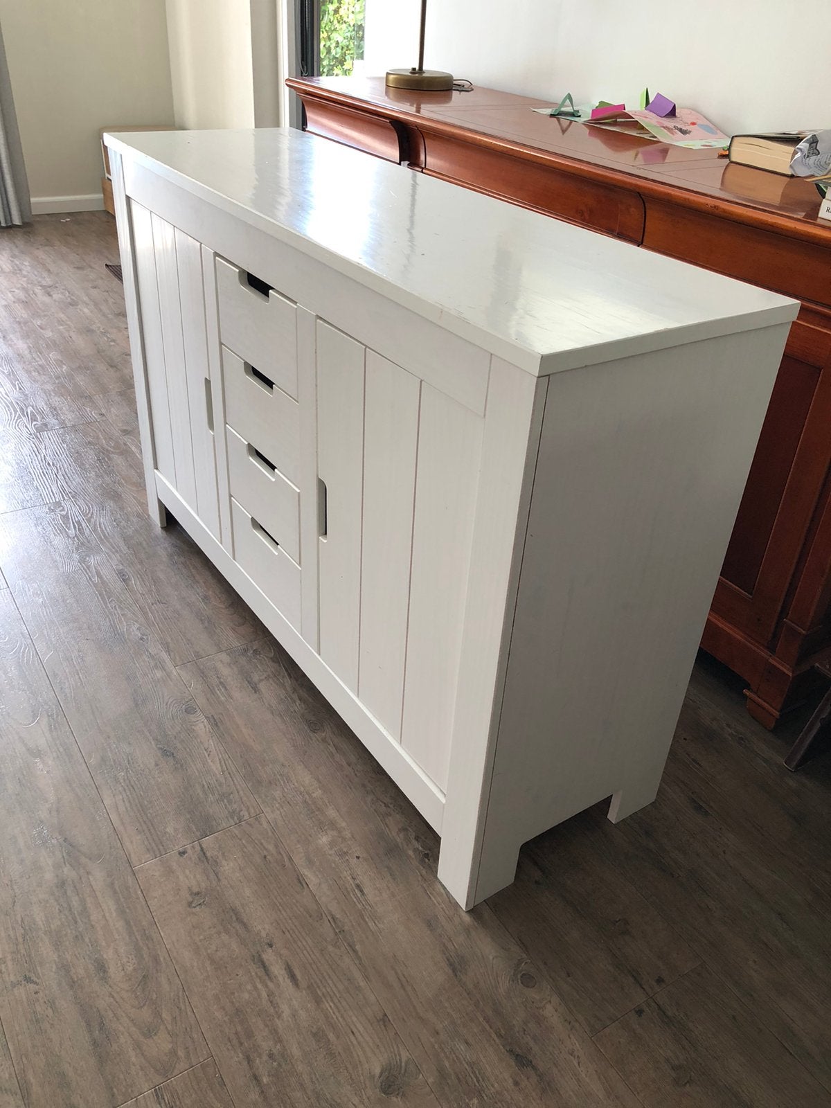 Dressoir 139cm echt hout, Huis en Inrichting, Ophalen, Zo goed als nieuw, 25 tot 50 cm, 100 tot 150 cm
