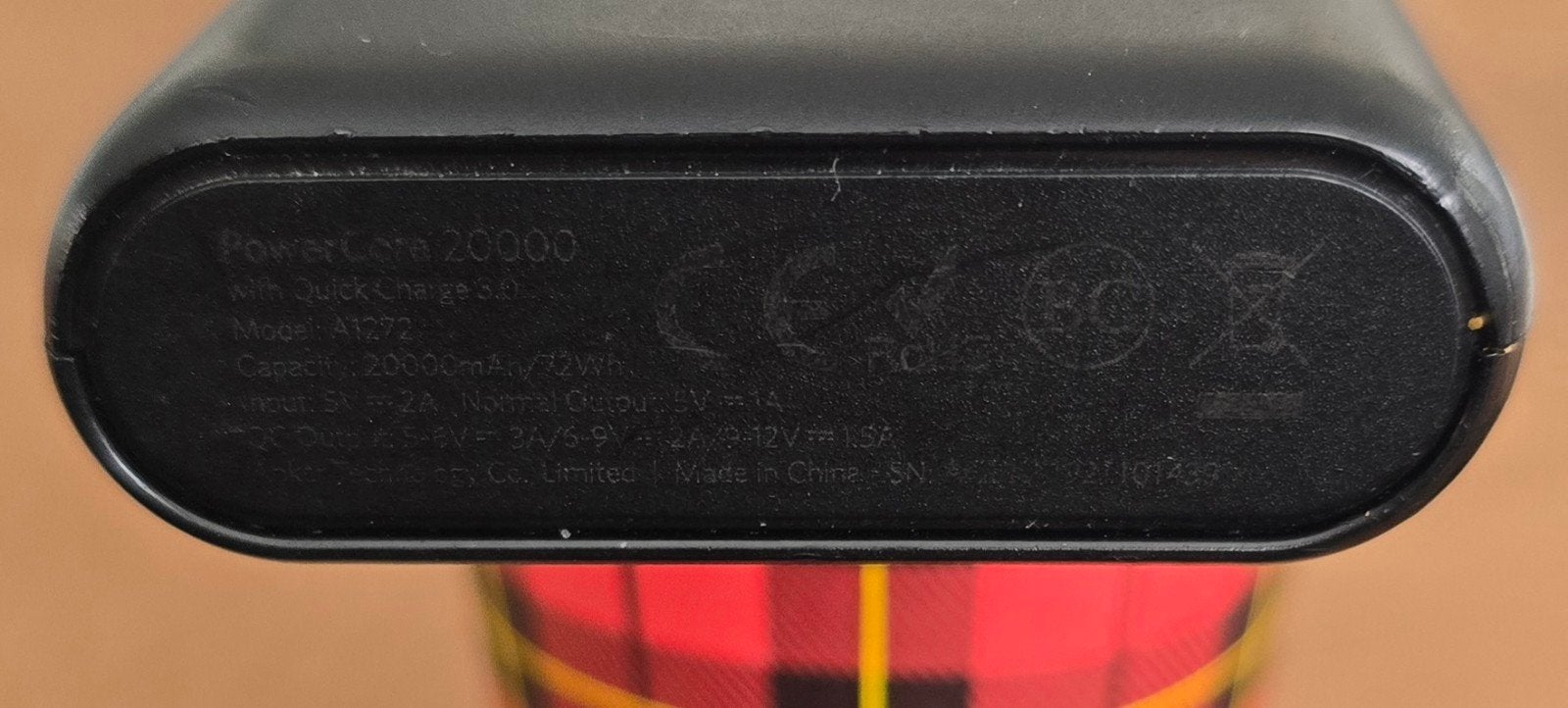 Anker PowerCore 20000 Powerbank met Quick Charge 3.0, Ophalen of Verzenden, Gebruikt, Anker