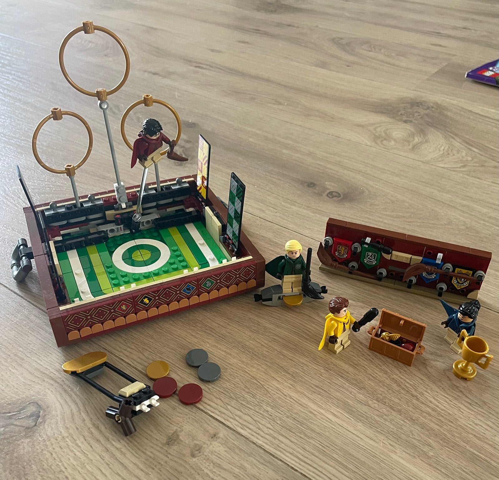 LEGO, Harry Potter, zwerkbal koffer, Ophalen of Verzenden, Zo goed als nieuw, Actiefiguurtje