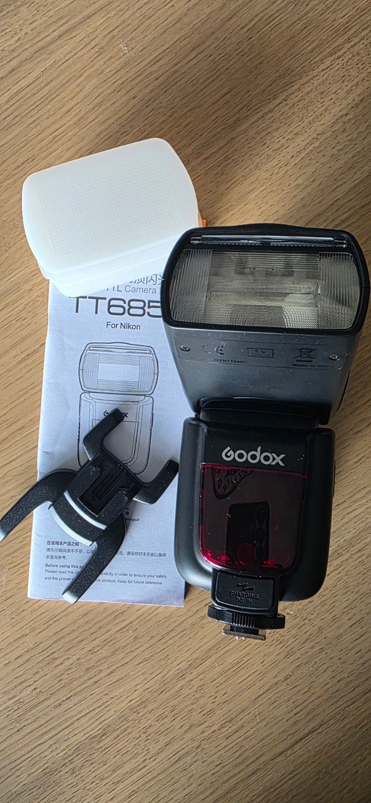 Godox TT685 flitser en X1T trigger voor Nikon, Nikon, Externe flitser, Ophalen of Verzenden, Zo goed als nieuw