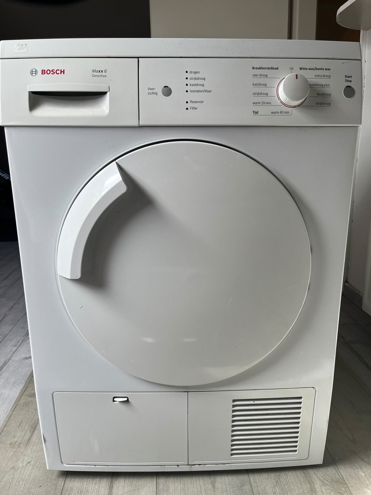 Bosch Maxx 6 Sensitive wasdroger - Goede staat, Ophalen, 6 tot 8 kg, Gebruikt, Voorlader
