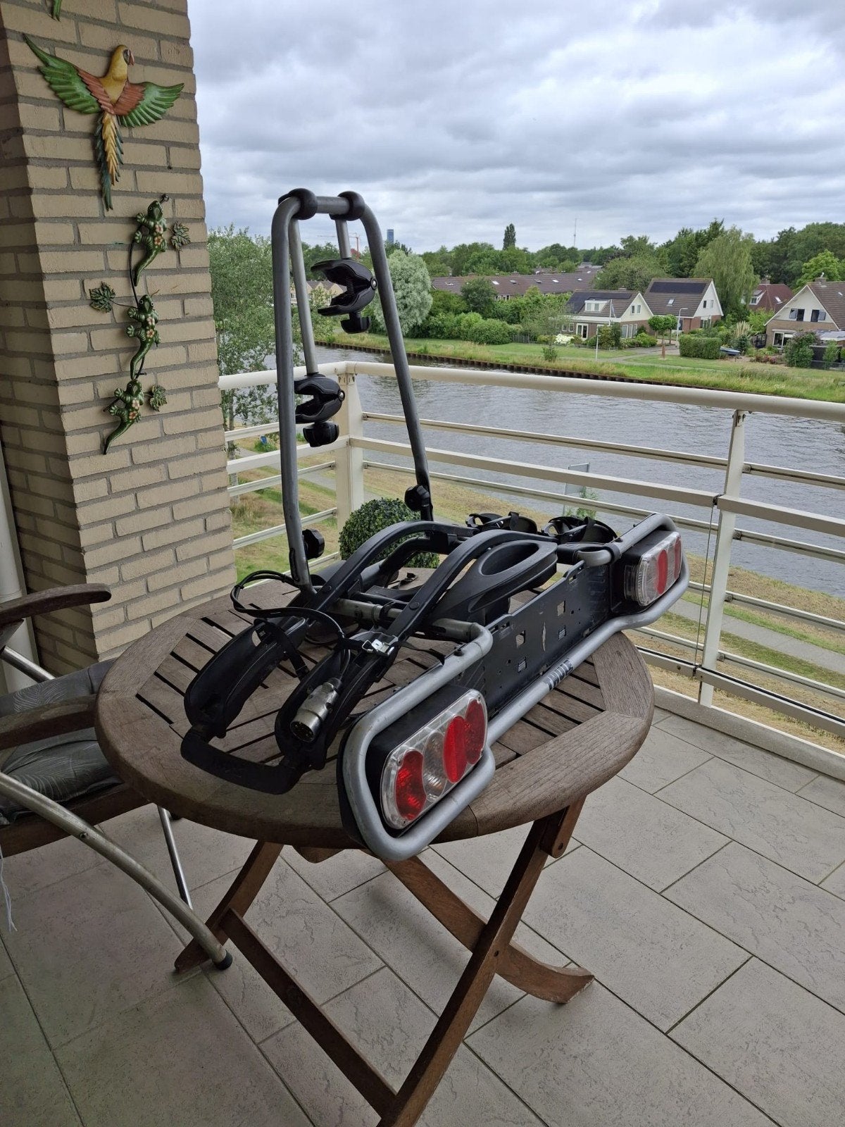 Thule fietsendrager voor 2 e-bikes, compleet, Leeuwarden, Gebruikt, Ophalen of Verzenden, 2 fietsen, Trekhaakdrager