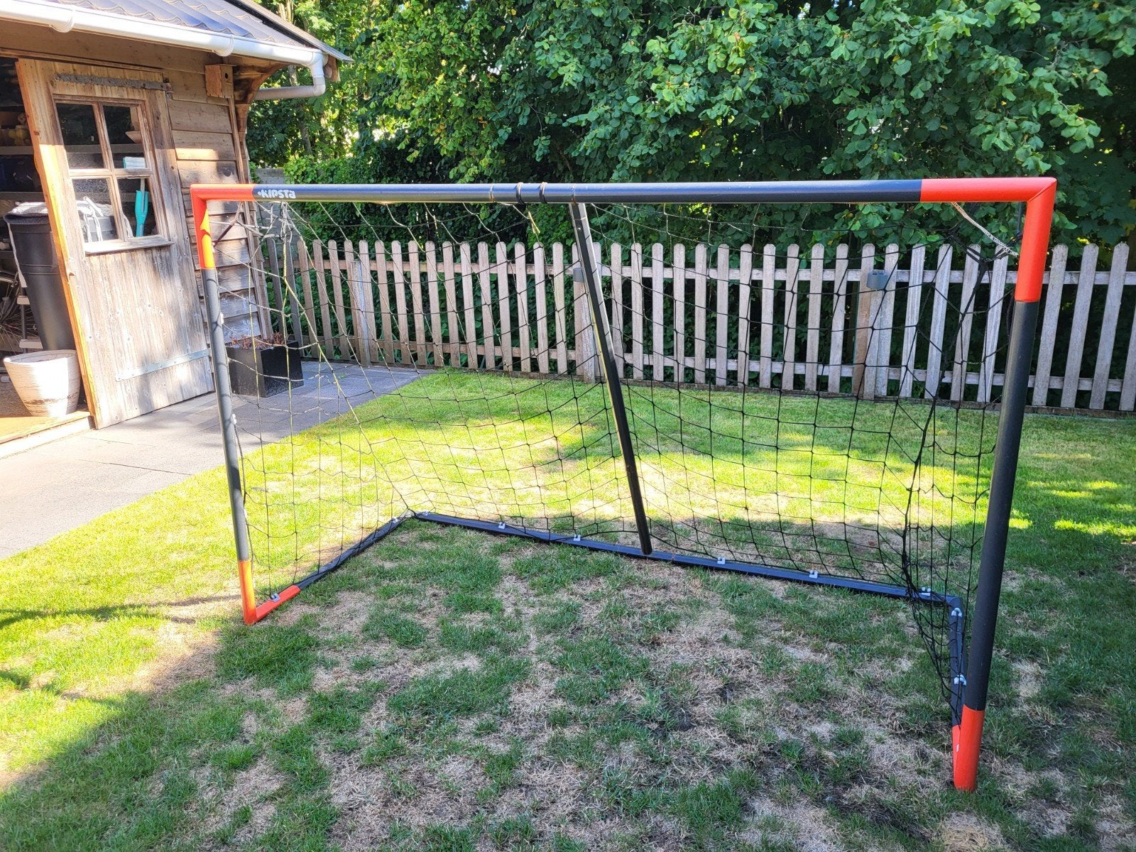 Kipsta Voetbalgoal met schietdoek, Ophalen, Gebruikt, Overige typen