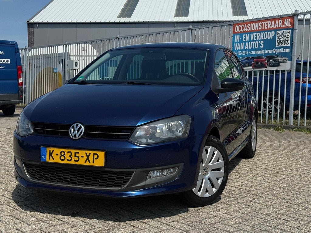 Volkswagen Polo 1.2 TSI Comfortline#NweKetting#Airco#Cruis, Voorwielaandrijving, Euro 5, 4 cilinders, Blauw