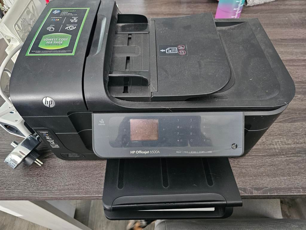 HP Officejet 6500A e-All-in-One Printer, Ophalen, Gebruikt, Inkjetprinter, All-in-one