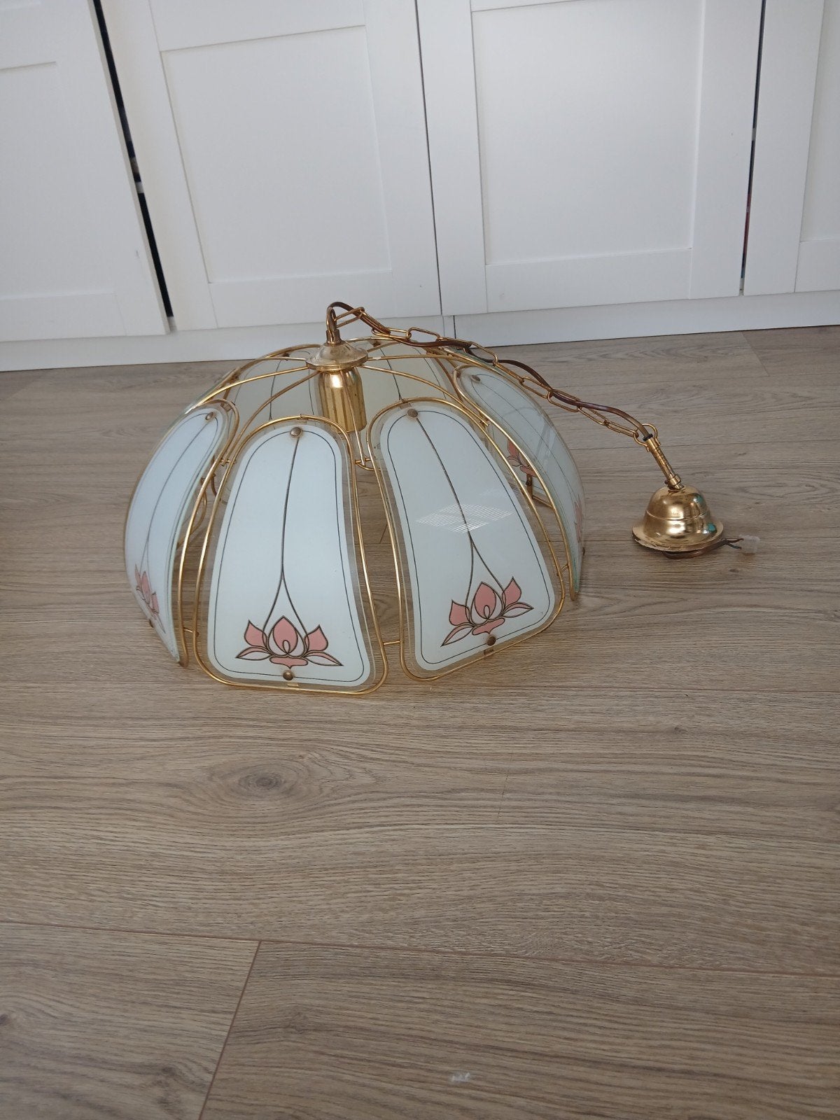 Retro hanglamp, Ophalen, Zo goed als nieuw, Minder dan 50 cm
