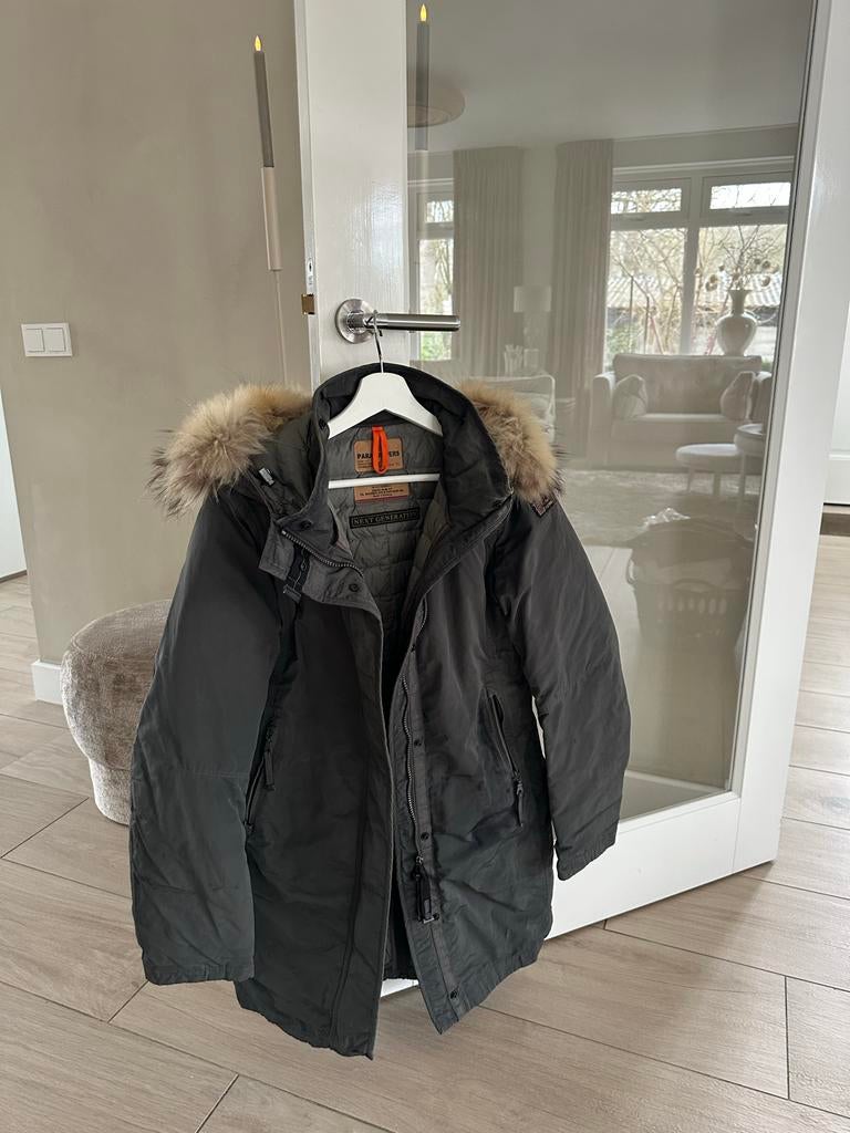 Parajumpers Dames Jas Lang Model Maat L - Zo Goed Als Nieuw, Ophalen, Zo goed als nieuw, Maat 42/44 (L), Zwart