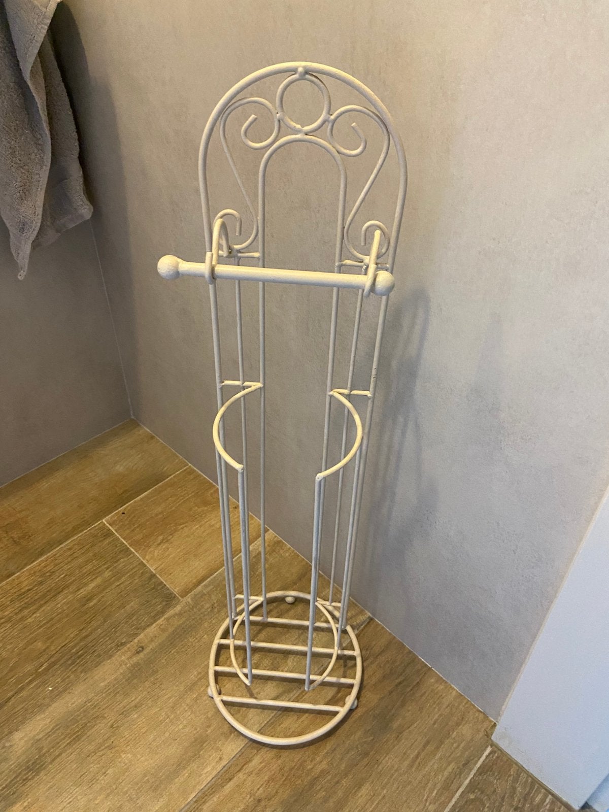 Brocante* vrijstaande wc rolhouder, Gebruikt, Ophalen, Toilet-accessoire, Overige merken