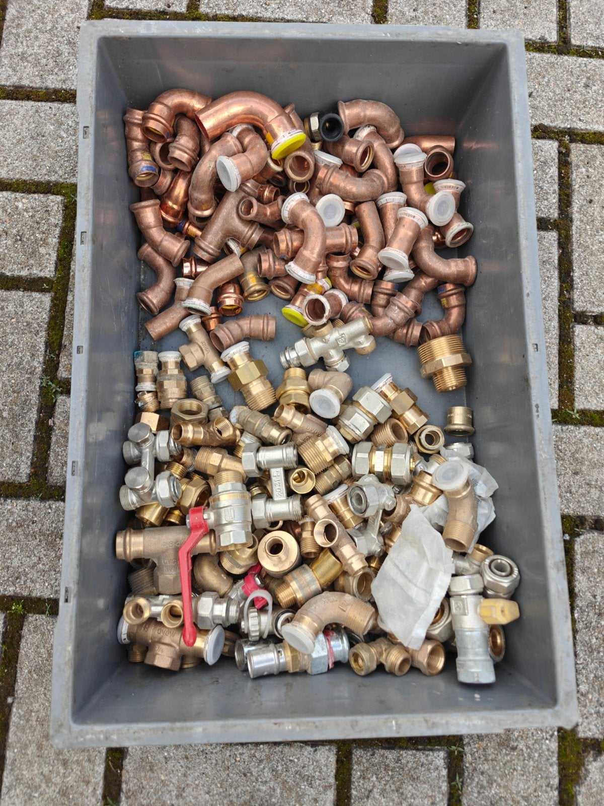 Diverse perskoppelingen en fittingen, Ophalen, Nieuw, Koper, Overige typen