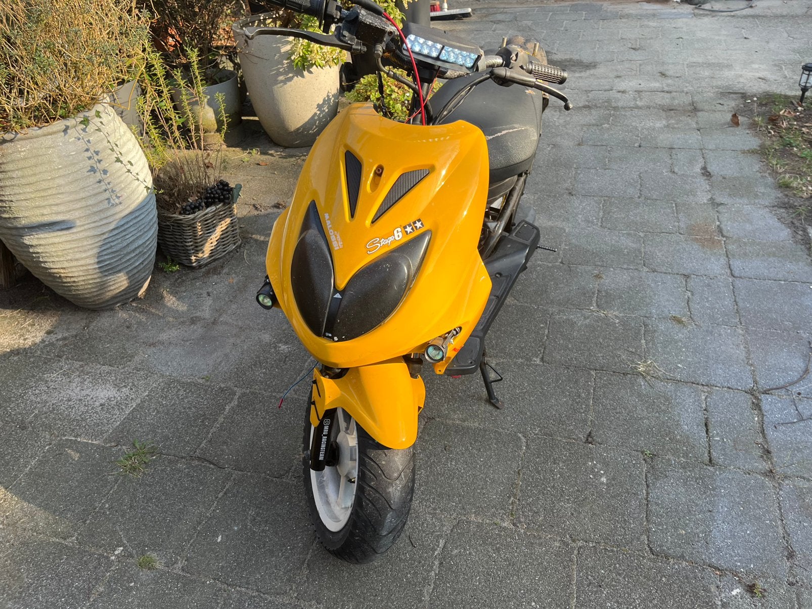 Keeway f act 70cc, Ophalen, Tweetakt