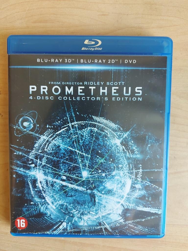 Prometheus - 3D Blu-ray ook gewone bluray alien ridley scott, Cd's en Dvd's, Actie, Fox, Zo goed als nieuw, Info@justfilmdistribution.nl
