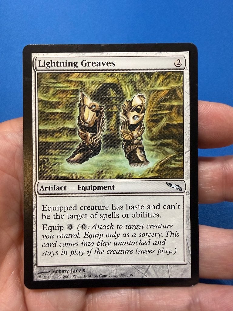 Lightning Greaves 2x - €8,-, Ophalen of Verzenden, Zo goed als nieuw, Losse kaart