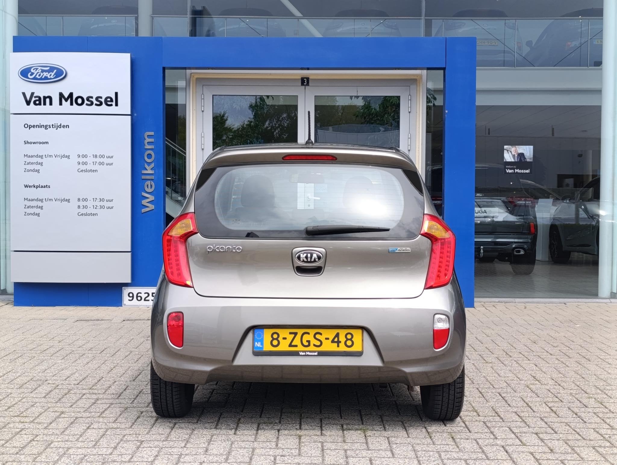 Kia Picanto 1.0 CVVT BusinessLine | Airco | Bluetooth, Stof, Gebruikt, 400 kg, Origineel Nederlands