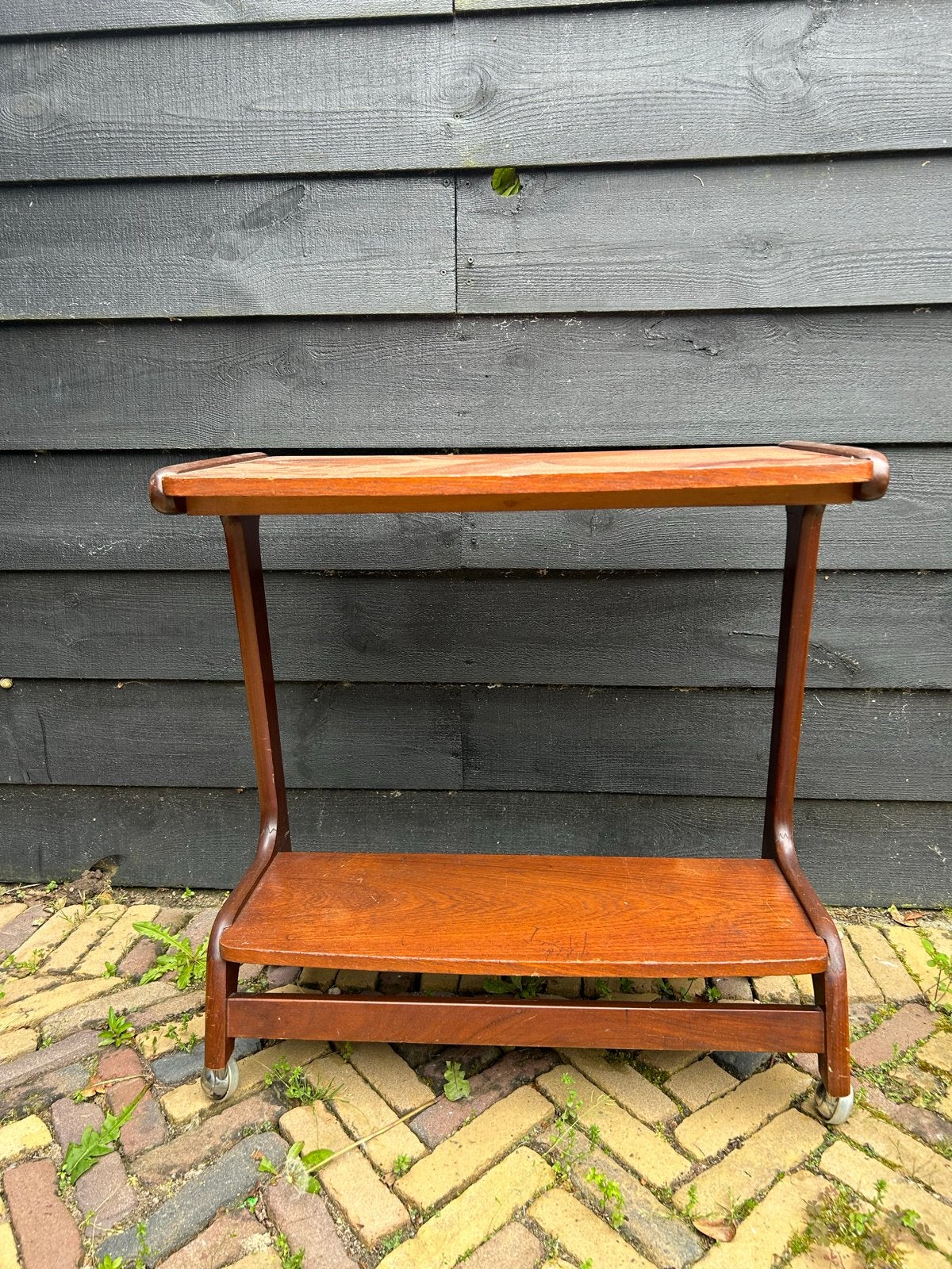 Vintage Louis van Teeffelen serveerwagen, Antiek en Kunst, Ophalen of Verzenden