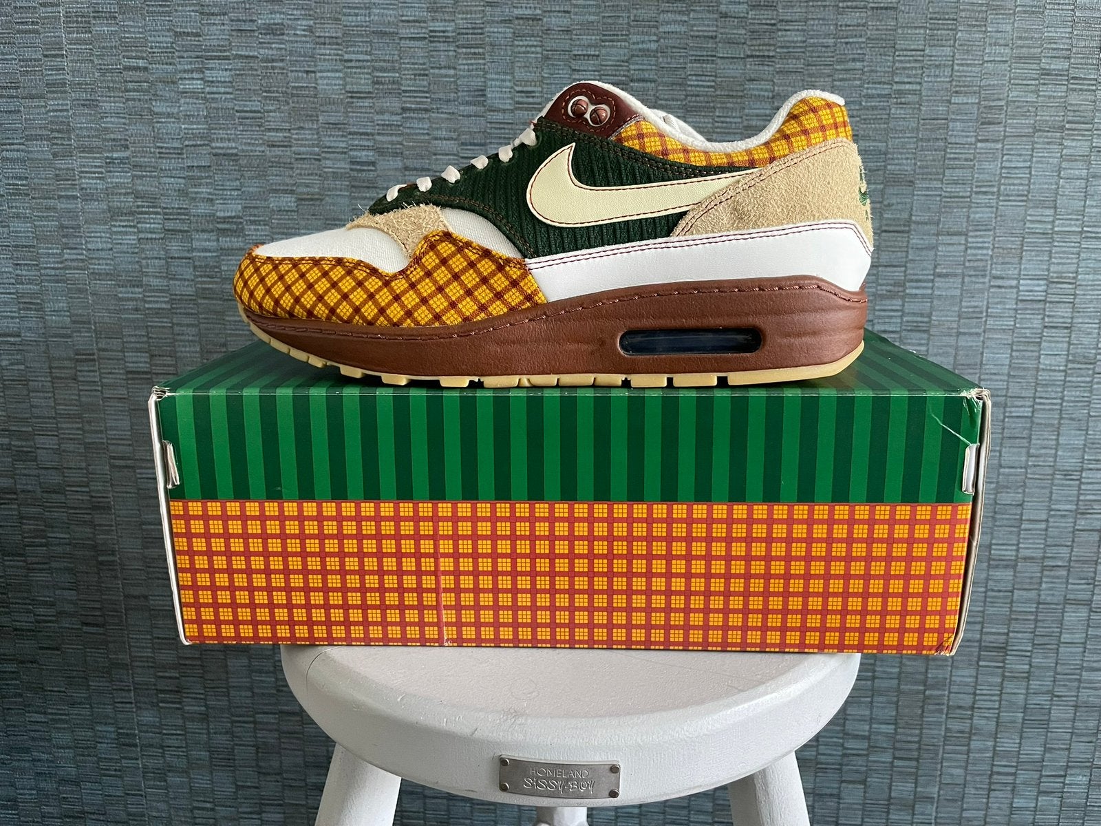 Nike Air Max 1 EU 41 Missing Link Call me Susan, Wit, Ophalen of Verzenden, Sneakers of Gympen, Zo goed als nieuw