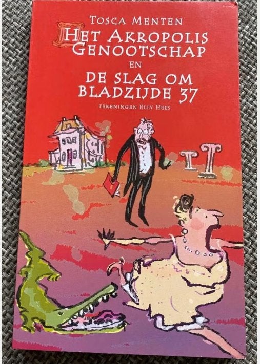 Het akropolis genootschap en de slag om, Boeken, Ophalen of Verzenden, Zo goed als nieuw, Fictie, Tosca Menten