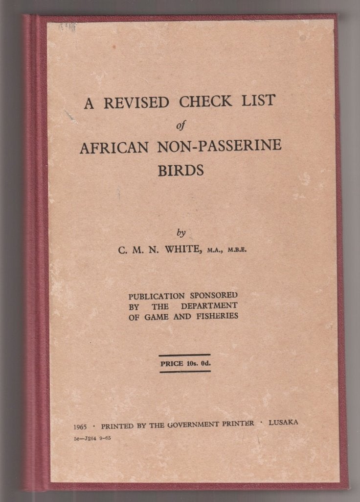 A revised check list of African birds; 1965; 4 delen, Ophalen of Verzenden, Gelezen, Vogels