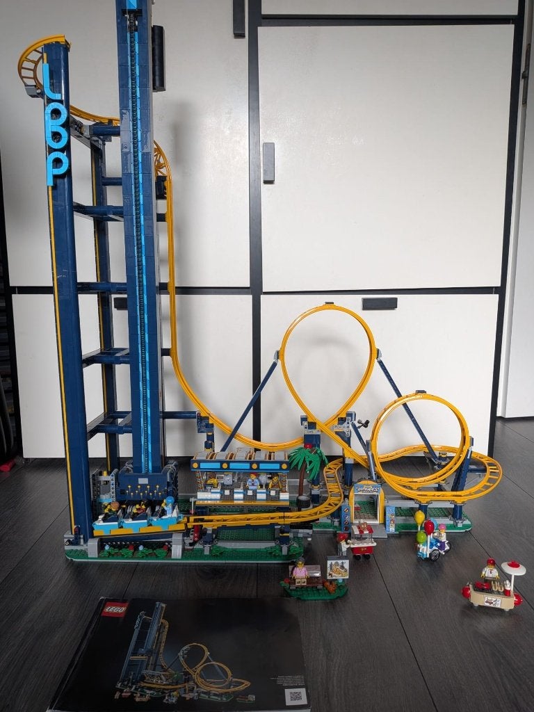 LEGO loop coaster en 3 in 1 reuzenrad, Kinderen en Baby's, Ophalen, Lego, Zo goed als nieuw, Icons