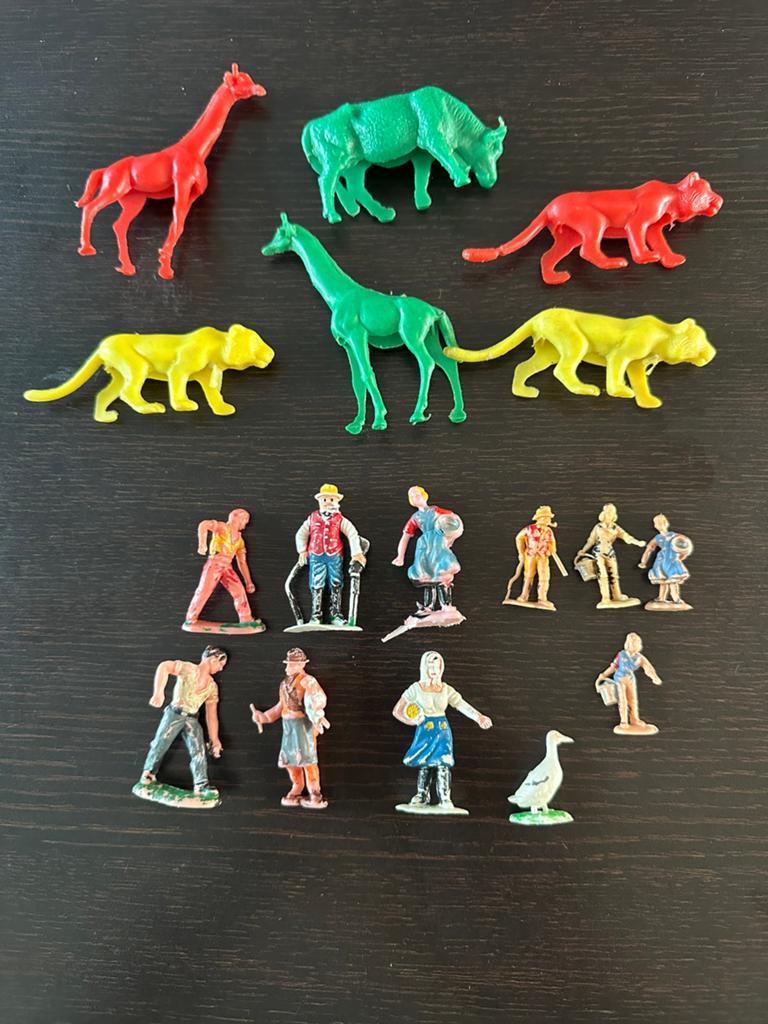 Vintage boerderij en wilde dieren figuurtjes, Verzamelen, Ophalen of Verzenden, Zo goed als nieuw