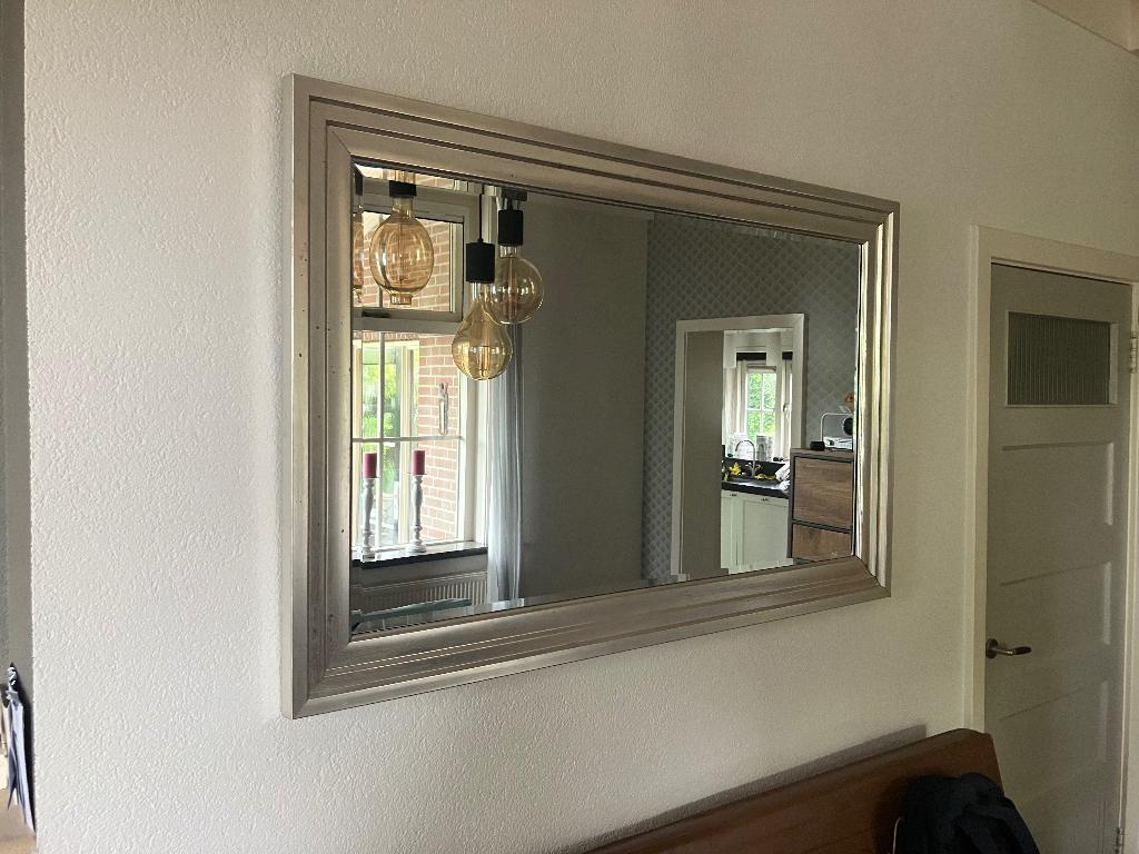 Spiegel, Huis en Inrichting, Ophalen, 125 cm of meer, Zo goed als nieuw, Minder dan 100 cm