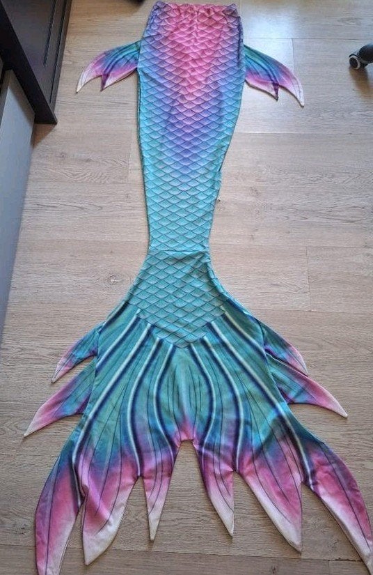Zeemeermin staart - Mermaid tail  Adult M/L zonder monovin, Watersport en Boten, Verzenden, Zo goed als nieuw, Dame, Overige typen
