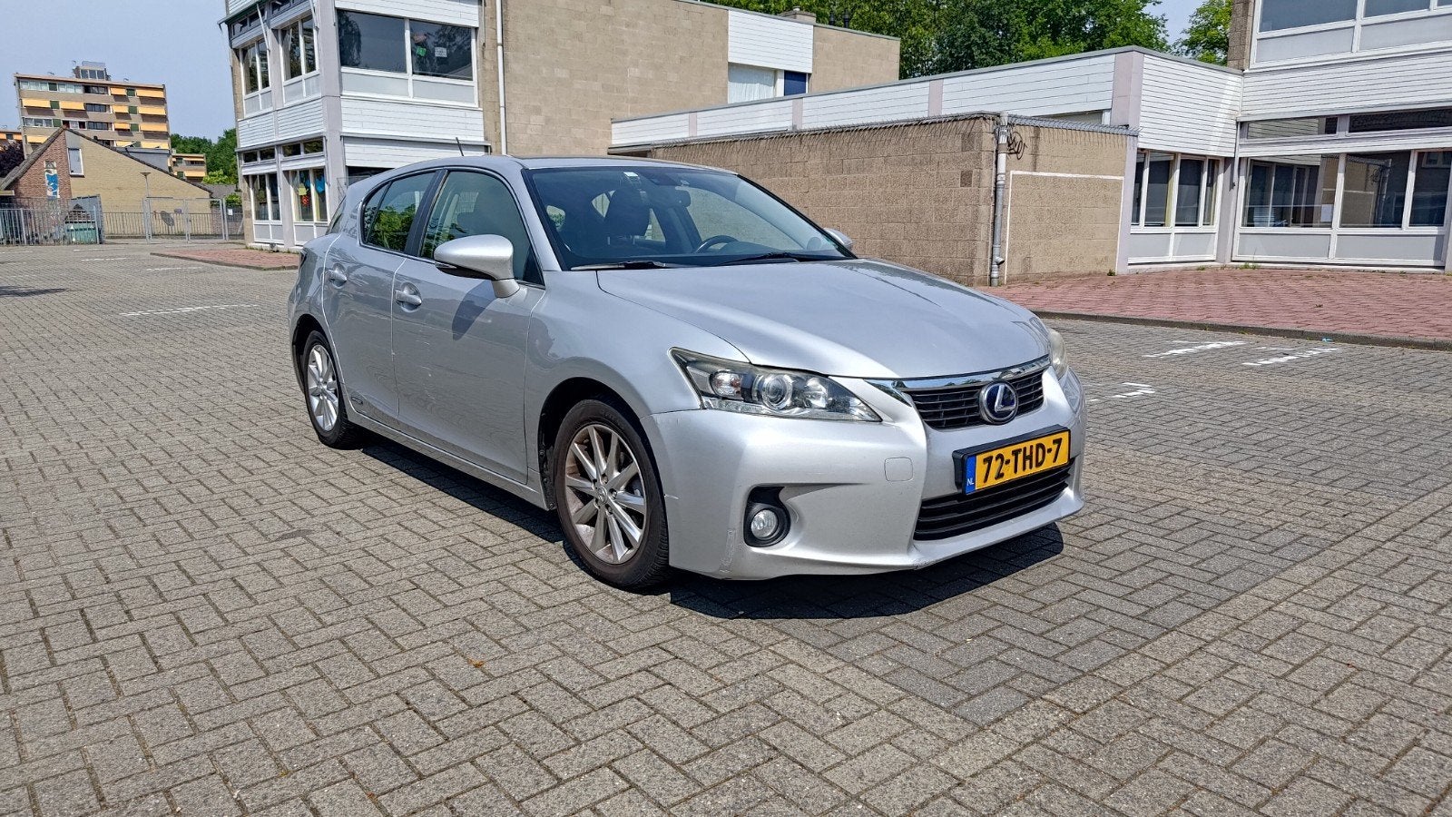 Lexus CT200H Hybrid 2012 Business Edition, Auto's, Lexus, Zwart, Leder en Stof, Origineel Nederlands, CT-H