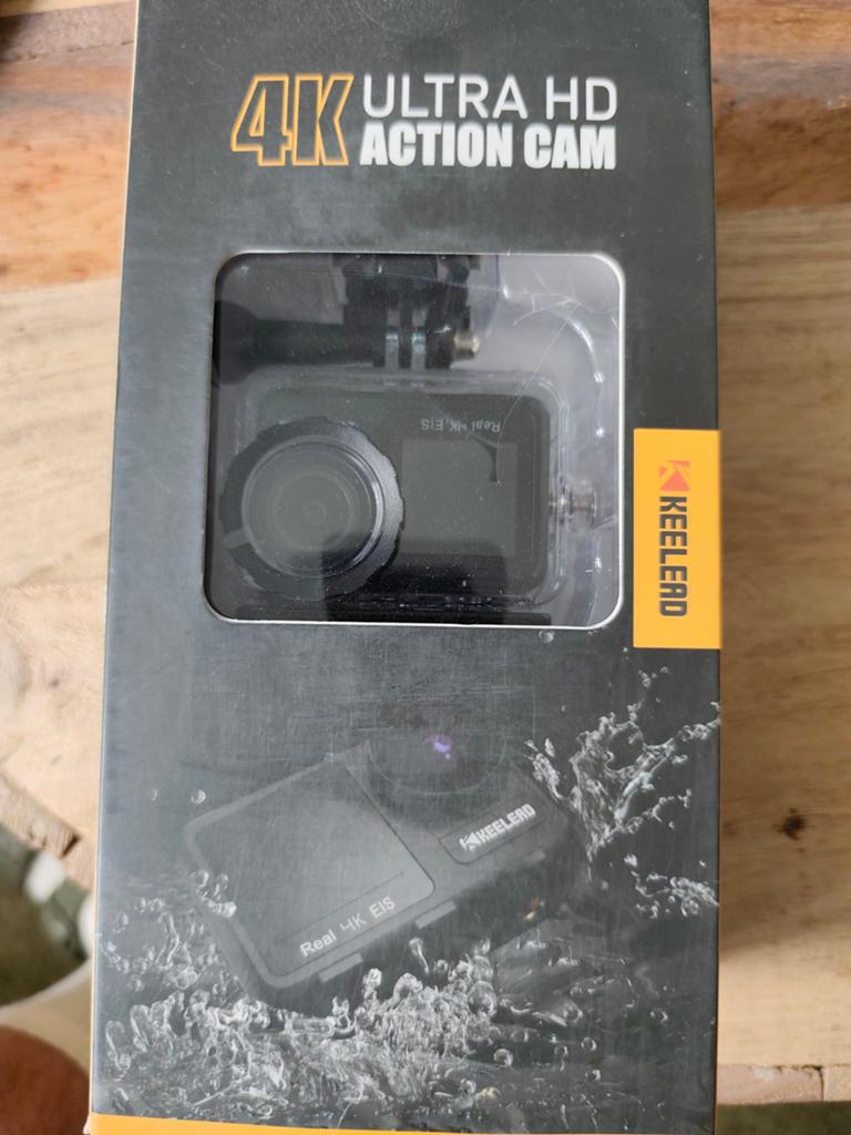 Keelerd 4K Ultra HD Action Cam - Nieuw in doos, Ophalen of Verzenden, Nieuw, Overige merken