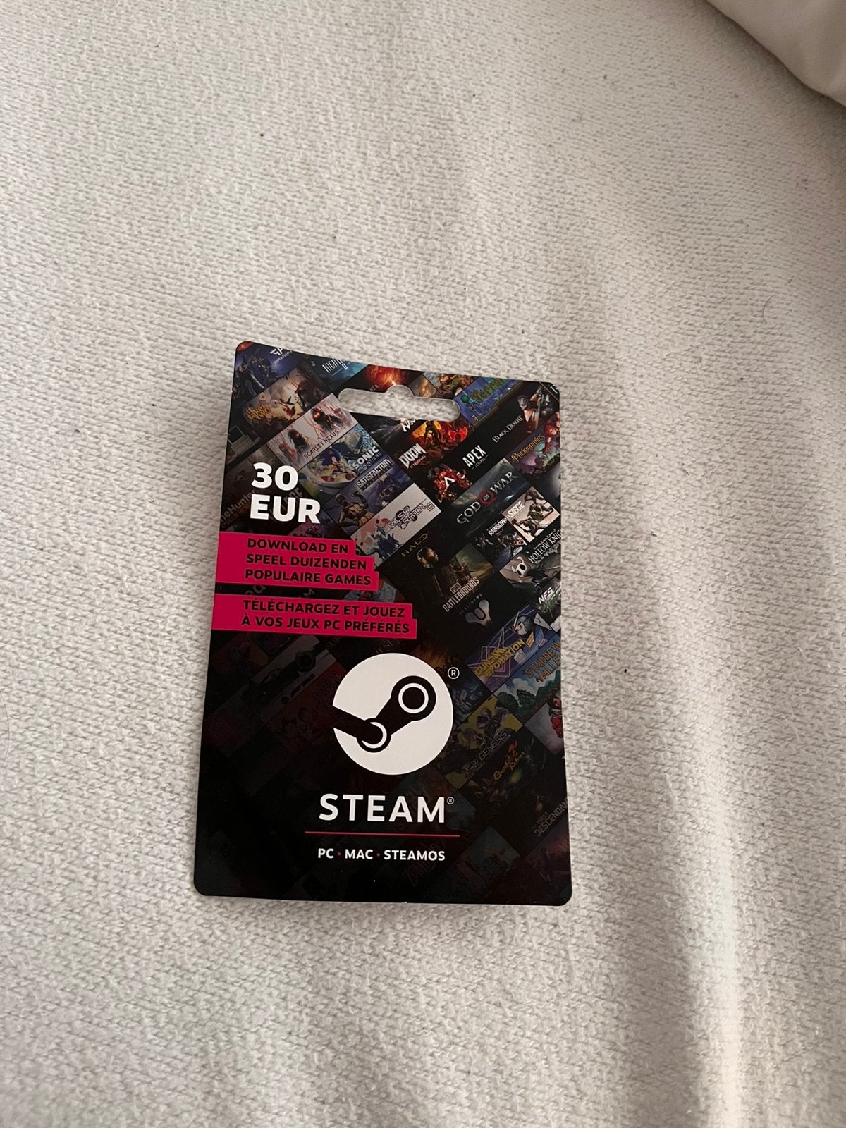Steam kaart €30, Ophalen of Verzenden, Nieuw