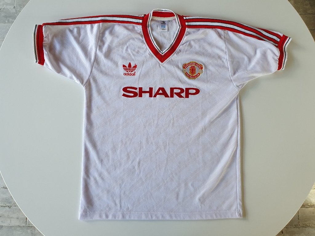 Reproductie voetbalshirt Manchester United (L), Ophalen of Verzenden, Gebruikt, Buitenlandse clubs, Shirt