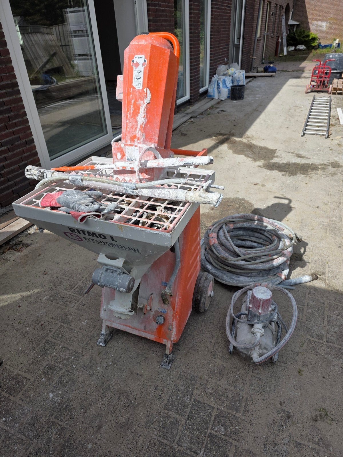 PFT Ritmo L pleisterspuitmachine - Compleet, Doe-het-zelf en Verbouw, Gereedschap | Overige machines, Ophalen of Verzenden