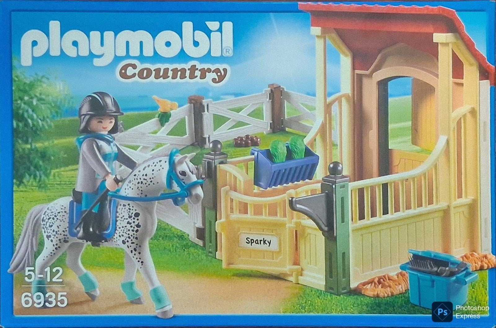 Country Appaloosa Met Paardenbox 6935, Ophalen of Verzenden, Gebruikt, Complete set