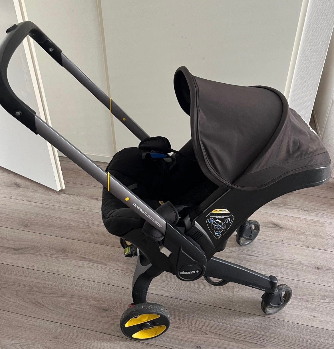 Doona+ autostoel en kinderwagen in één, Gebruikt, Ophalen of Verzenden, Met autostoeltje, Kinderwagen
