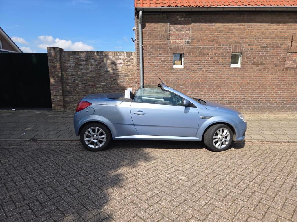 Opel Tigra 1.4 16V Twintop AUT 2006 Blauw, Auto's, Opel, Zwart, 4 cilinders, Cabriolet, Blauw