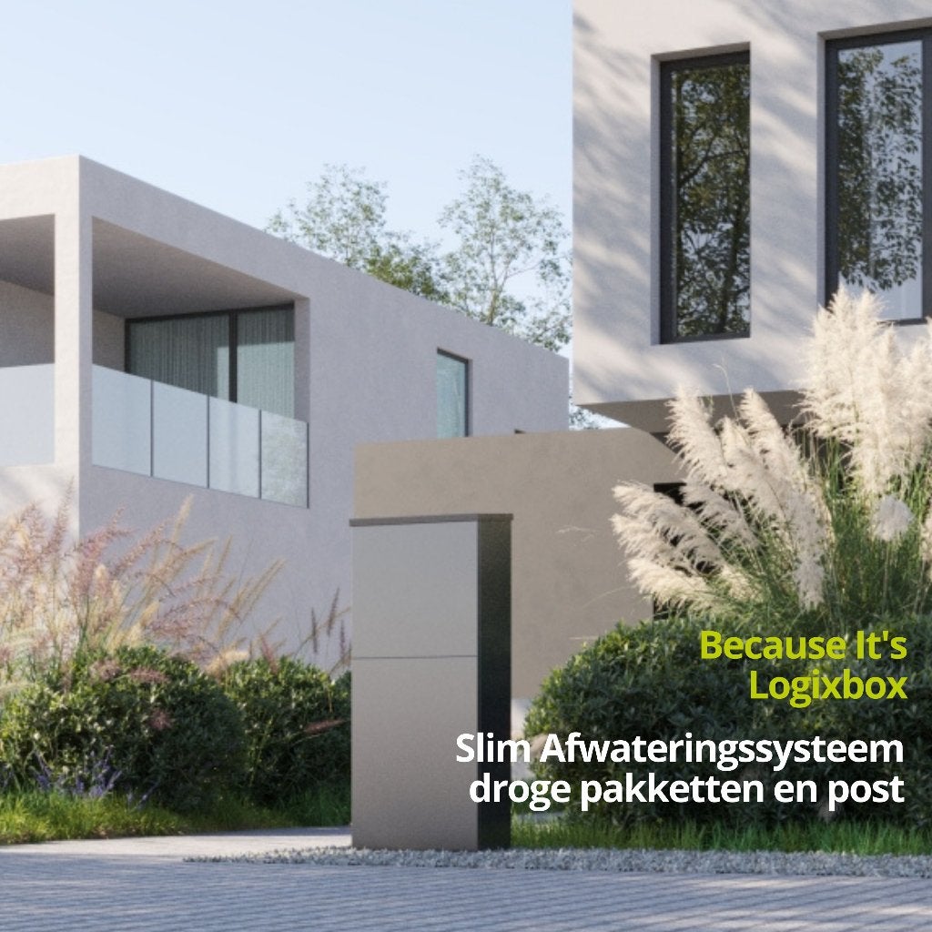Brievenbus voor pakketten – veilig ontvangen | Logixbox, Tuin en Terras, Brievenbussen, Ophalen of Verzenden, Nieuw, Staal, Staande brievenbus