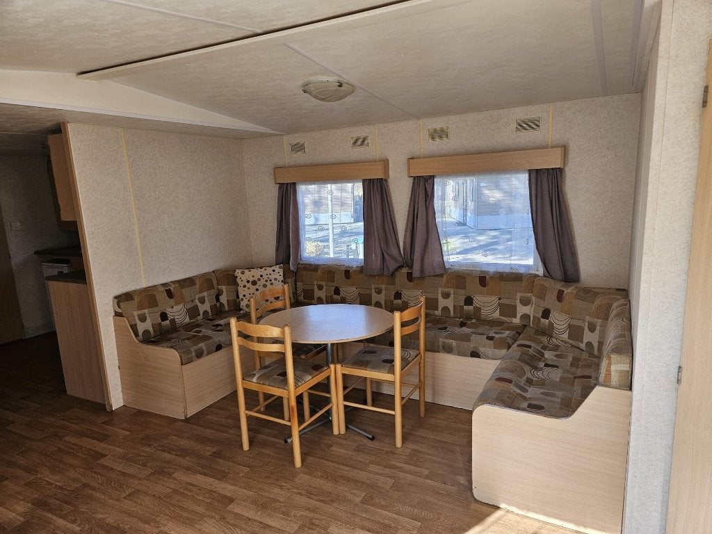 Mobile home, Airconditioning, In bos, Recreatiepark